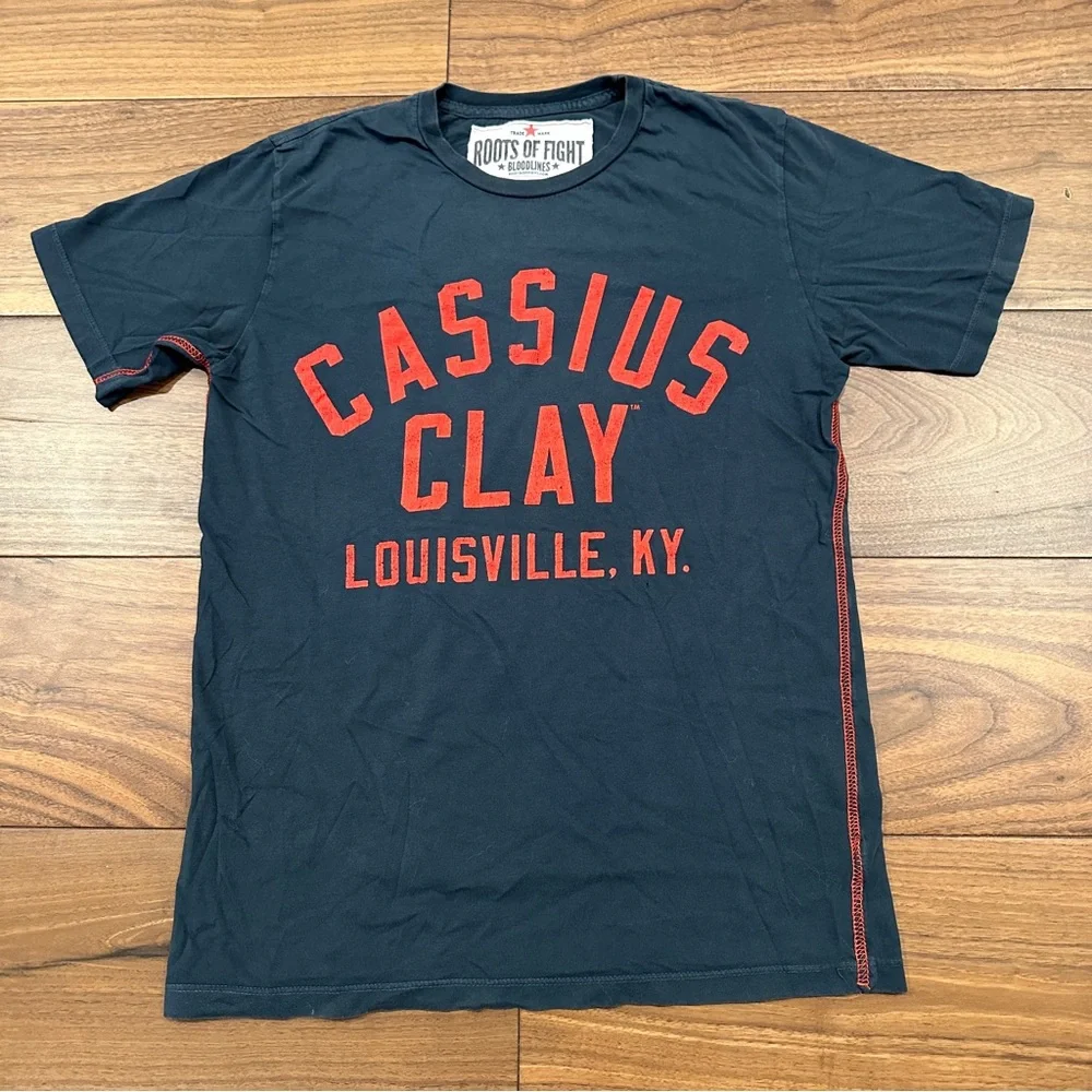 Roots of Fight Vintage style, Cassius Clay, Louisville, Kentucky, T-shirt - Picture 1 of 3